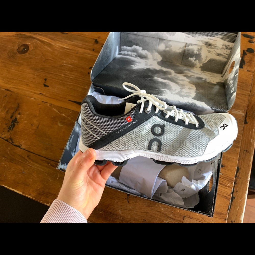 On cloud running shoes